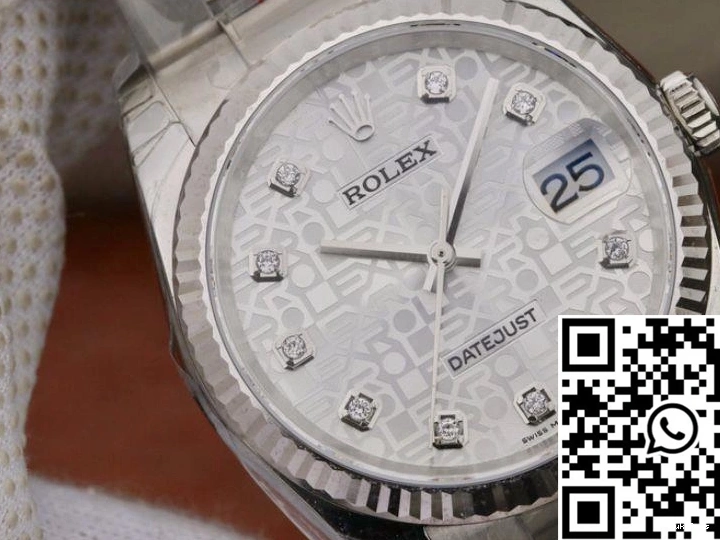 Diamond-printed 36MM AR Factory Rolex Datejust Dial 116234 1025